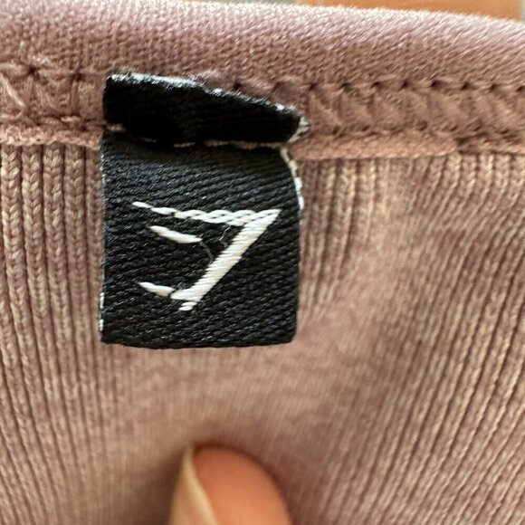 Gymshark Women's Flex Strappy Sports Bra Light Pink Marl Size Medium - Picture 5 of 7